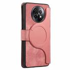 For Realme 13 CaseNeo MagSafe RFID Anti-theft Retro Leather Phone Case(Pink) - 3