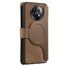 For Realme 13+ 5G Global CaseNeo MagSafe RFID Anti-theft Retro Leather Phone Case(Brown) - 3