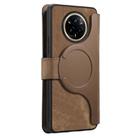 For Realme 14 Pro+ CaseNeo MagSafe RFID Anti-theft Retro Leather Phone Case(Brown) - 3