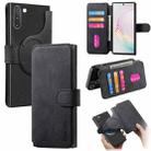 For Samsung Galaxy Note10 CaseNeo MagSafe RFID Anti-theft Retro Leather Phone Case(Black) - 1