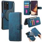 For Samsung Galaxy Note20 Ultra CaseNeo MagSafe RFID Anti-theft Retro Leather Phone Case(Blue) - 1