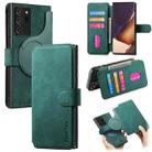 For Samsung Galaxy Note20 Ultra CaseNeo MagSafe RFID Anti-theft Retro Leather Phone Case(Green) - 1