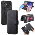 For Samsung Galaxy S23 FE 5G CaseNeo MagSafe RFID Anti-theft Retro Leather Phone Case(Black) - 1