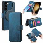 For Samsung Galaxy S23 5G CaseNeo MagSafe RFID Anti-theft Retro Leather Phone Case(Blue) - 1