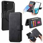 For Samsung Galaxy S21+ 5G CaseNeo MagSafe RFID Anti-theft Retro Leather Phone Case(Black) - 1