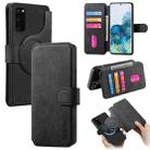 For Samsung Galaxy S20+ CaseNeo MagSafe RFID Anti-theft Retro Leather Phone Case(Black) - 1