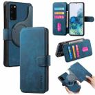 For Samsung Galaxy S20+ CaseNeo MagSafe RFID Anti-theft Retro Leather Phone Case(Blue) - 1
