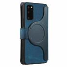 For Samsung Galaxy S20+ CaseNeo MagSafe RFID Anti-theft Retro Leather Phone Case(Blue) - 3
