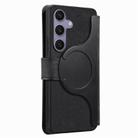 For Samsung Galaxy S25+ 5G CaseNeo MagSafe RFID Anti-theft Retro Leather Phone Case(Black) - 3