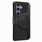 For Samsung Galaxy S25 5G CaseNeo MagSafe RFID Anti-theft Retro Leather Phone Case(Black) - 3