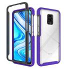 For Xiaomi Redmi Note 9 Pro Max Shockproof Starry Sky PC + TPU Protective Case(Purple) - 1