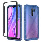 For Xiaomi Redmi 9 Shockproof Starry Sky PC + TPU Protective Case(Blue) - 1