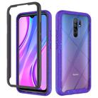 For Xiaomi Redmi 9 Shockproof Starry Sky PC + TPU Protective Case(Purple) - 1