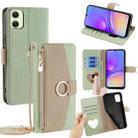 For Samsung Galaxy A05 4G Crossbody Litchi Texture Leather Phone Case(Green) - 1