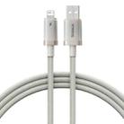 Baseus Titanium Alloy Series 2.4A USB to 8 Pin Fast Charging Cable, Length:1m(Gold) - 1