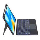 For Huawei MatePad 11.5 / MatePad Air 11.5 Detachable Backlit Bluetooth Keyboard Leather Case with Touchpad(Black) - 3