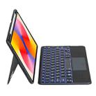 For Huawei MatePad SE 11 2024 Detachable Backlit Bluetooth Keyboard Leather Case with Touchpad(Black) - 3