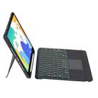 For Honor V6 / Tablet V7 Detachable Backlit Bluetooth Keyboard Leather Case with Touchpad(Black) - 3