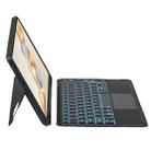 For Honor Pad X9a / X9 Pro Detachable Backlit Bluetooth Keyboard Leather Case with Touchpad(Black) - 3