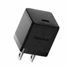 Baseus PD20W USB-C / Type-C Fast Charger With 1m Type-C Cable, Plug Type:US Plug(Black) - 2