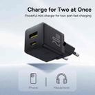 Baseus PD20W USB and USB-C / Type-C Fast Charger With 1m Type-C Cable, Plug Type:EU Plug(Black) - 2