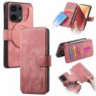 For Redmi Note 13 Pro 4G CaseNeo MagSafe RFID Anti-theft Retro Leather Phone Case(Pink) - 1