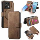 For Redmi Note 13 Pro 5G CaseNeo MagSafe RFID Anti-theft Retro Leather Phone Case(Brown) - 1