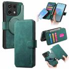 For Redmi Note 13 Pro 5G CaseNeo MagSafe RFID Anti-theft Retro Leather Phone Case(Green) - 1