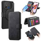 For Redmi 12C CaseNeo MagSafe RFID Anti-theft Retro Leather Phone Case(Black) - 1
