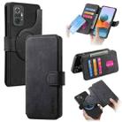 For Redmi Note 10 Pro 4G CaseNeo MagSafe RFID Anti-theft Retro Leather Phone Case(Black) - 1