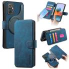 For Redmi Note 10 Pro 4G CaseNeo MagSafe RFID Anti-theft Retro Leather Phone Case(Blue) - 1