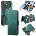 For Redmi Note 10 Pro 4G CaseNeo MagSafe RFID Anti-theft Retro Leather Phone Case(Green) - 1