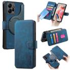 For Redmi Note 12 4G Global CaseNeo MagSafe RFID Anti-theft Retro Leather Phone Case(Blue) - 1