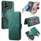 For Redmi Note 12 4G Global CaseNeo MagSafe RFID Anti-theft Retro Leather Phone Case(Green) - 1