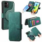 For Redmi A1 CaseNeo MagSafe RFID Anti-theft Retro Leather Phone Case(Green) - 1