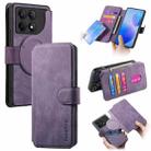 For Redmi K70 / K70 Pro CaseNeo MagSafe RFID Anti-theft Retro Leather Phone Case(Purple) - 1