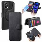 For Redmi Note 12 Pro+ 5G CaseNeo MagSafe RFID Anti-theft Retro Leather Phone Case(Black) - 1