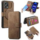 For Redmi Note 12 Pro+ 5G CaseNeo MagSafe RFID Anti-theft Retro Leather Phone Case(Brown) - 1
