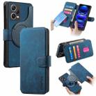 For Redmi Note 12 Pro+ 5G CaseNeo MagSafe RFID Anti-theft Retro Leather Phone Case(Blue) - 1