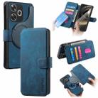 For Redmi Turbo 3 5G CaseNeo MagSafe RFID Anti-theft Retro Leather Phone Case(Blue) - 1