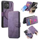 For Redmi Turbo 3 5G CaseNeo MagSafe RFID Anti-theft Retro Leather Phone Case(Purple) - 1