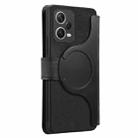 For Redmi Note 12 Pro 5G CaseNeo MagSafe RFID Anti-theft Retro Leather Phone Case(Black) - 3