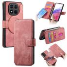 For Redmi Note 14 Pro 5G CaseNeo MagSafe RFID Anti-theft Retro Leather Phone Case(Pink) - 1
