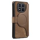 For Redmi Note 14 Pro 4G CaseNeo MagSafe RFID Anti-theft Retro Leather Phone Case(Brown) - 3