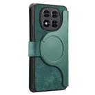 For Redmi Note 14 Pro 4G CaseNeo MagSafe RFID Anti-theft Retro Leather Phone Case(Green) - 3