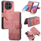 For Redmi Note 14 Pro 4G CaseNeo MagSafe RFID Anti-theft Retro Leather Phone Case(Pink) - 1