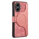 For Redmi Turbo 4 Pro / Poco F7 CaseNeo MagSafe RFID Anti-theft Retro Leather Phone Case(Pink) - 3