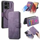 For Xiaomi Poco M6 Pro 4G CaseNeo MagSafe RFID Anti-theft Retro Leather Phone Case(Purple) - 1