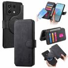 For Xiaomi Poco X6 5G CaseNeo MagSafe RFID Anti-theft Retro Leather Phone Case(Black) - 1