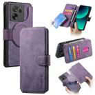 For Xiaomi 13T / 13T Pro CaseNeo MagSafe RFID Anti-theft Retro Leather Phone Case(Purple) - 1